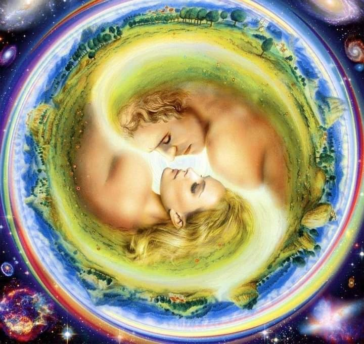 Два потока Мироздания в твоей Душе.


