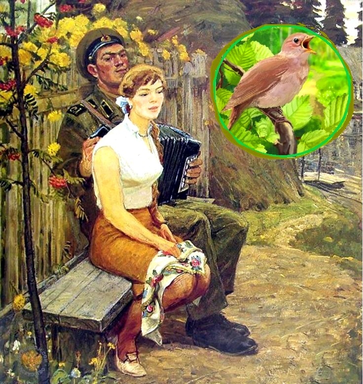 Картина художника В.К. Дмитриевского. Коллаж автора