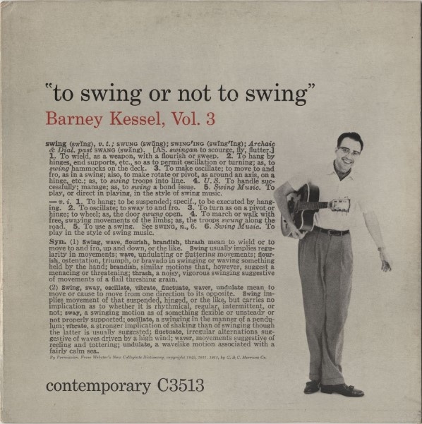 Обложка альбома Barney Kessel - "To Swing or Not to Swing"