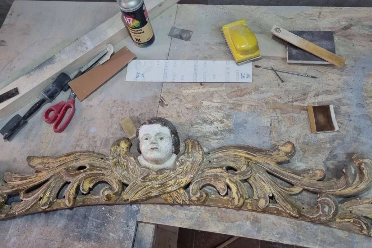    В Пскове реставрируют иконостас церкви Сорока севастийских Мучеников