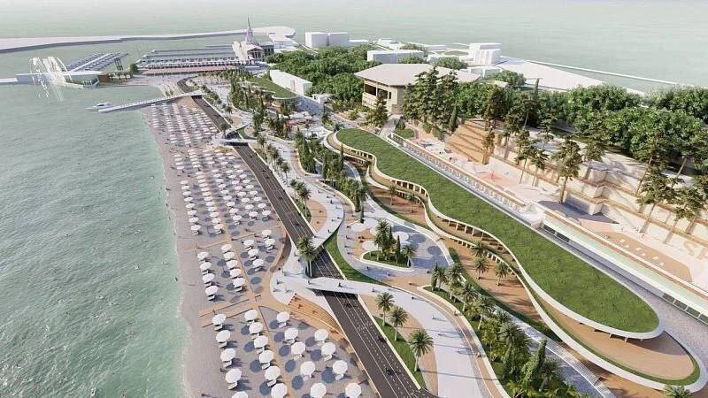 Проект реконструкции Приморской набережной в Центральном районе Сочи оценивается в 20 млрд рублей. 