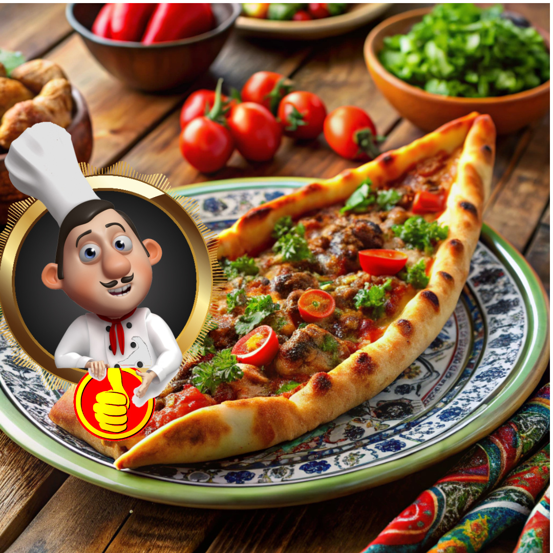 Пиде с фаршем — Турецкая пицца: рецепт с восточным акцентом