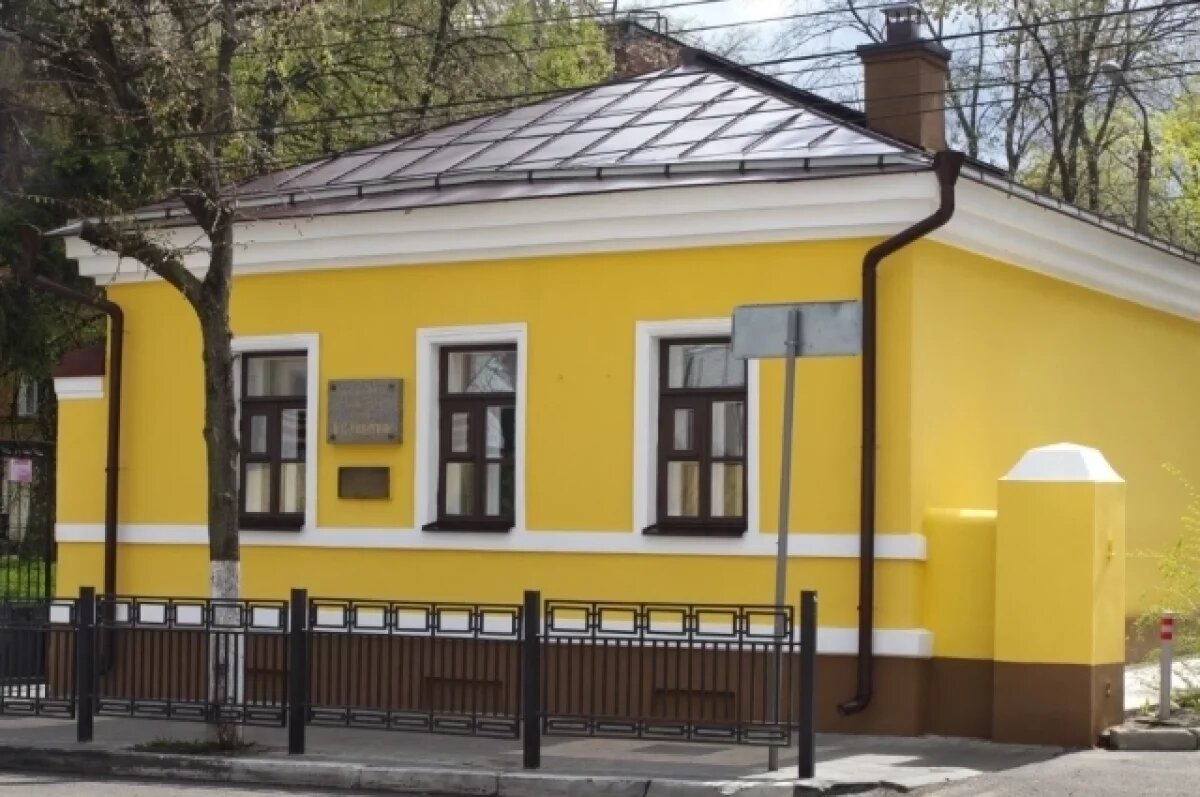    Воронежский дом-музей Никитина откроется после реконструкции
