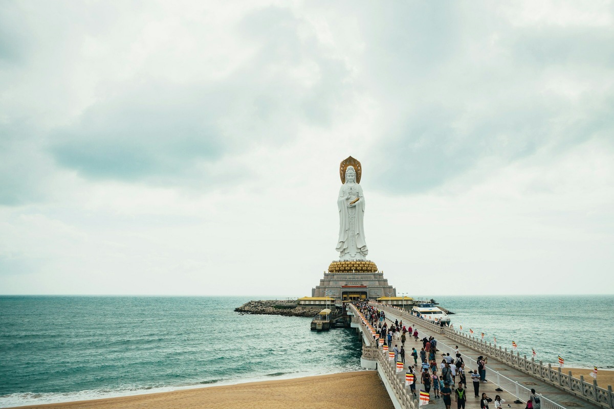 The scene from The Meg, where the shark swims towards the mainland, was filmed here. Photo: Denny Ryanto / Unsplash