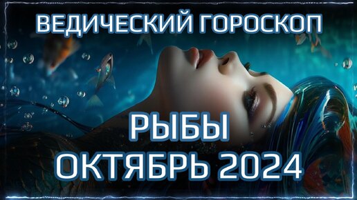 РЫБЫ Джйотиш прогноз на ОКТЯБРЬ 2024 | Ведический гороскоп для Рыб на октябрь 2024 | Мата Сури