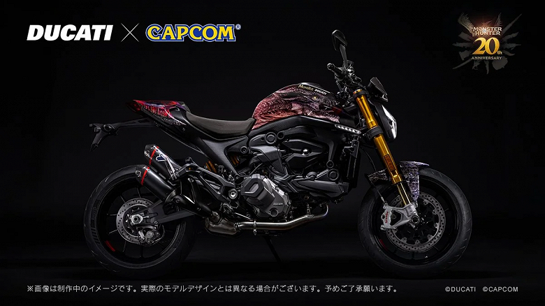 Кастомизированный Ducati Monster SP. Фото Capcom