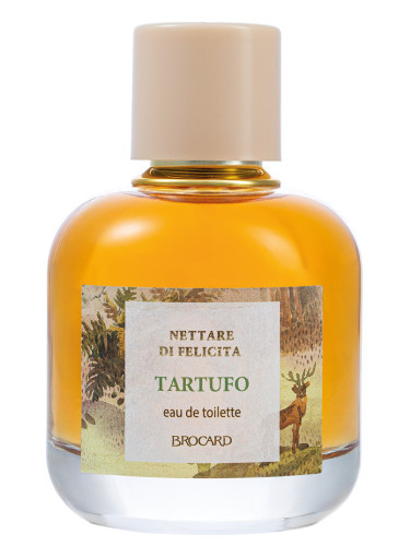 Tartufo Brocard — это аромат для мужчин и женщин, он принадлежит к группе древесные пряные. Это новое издание: Tartufo выпущен в 2022 году. Парфюмер: Philippe Paparella-Paris. Верхняя нота: Имбирь; средние ноты: Палисандр, Жасмин Самбак и Фиалка; базовые ноты: Бальзамические ноты, Белый сандал, Животные ноты и Вирджинский кедр