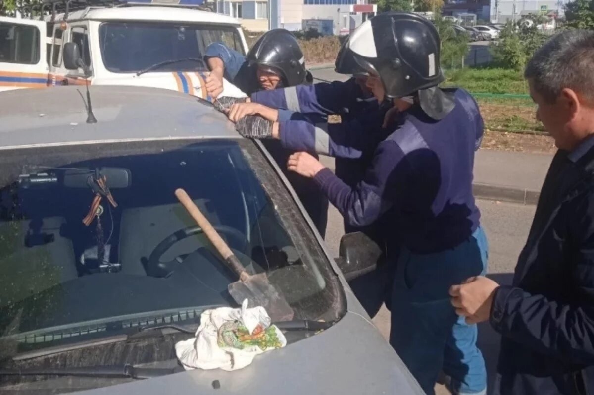    В Ульяновске полуторагодовалый малыш заблокировался в машине