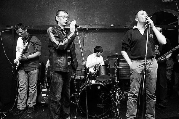 Борис Усов, Влад Шабанов, Сантим. Фото из ВК группы "Соломенные еноты"