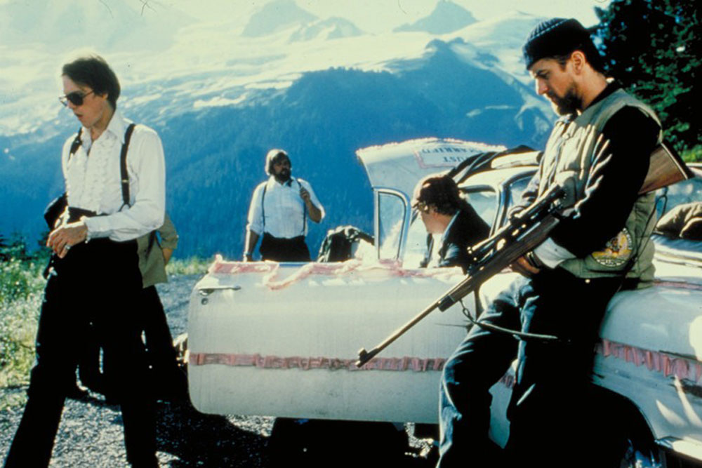 Майкл Стен и Стивен на охоте.