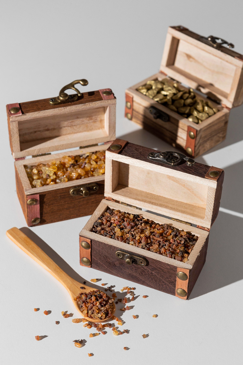 Деревянная коробка для чая. Тут и далее freepik.com