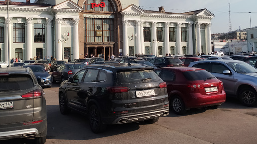 Часть 1. Один день в Выборге - городе, похожем на рыцарскую сказку. Идем пешком от ж/д вокзала до выборгского трамвая.