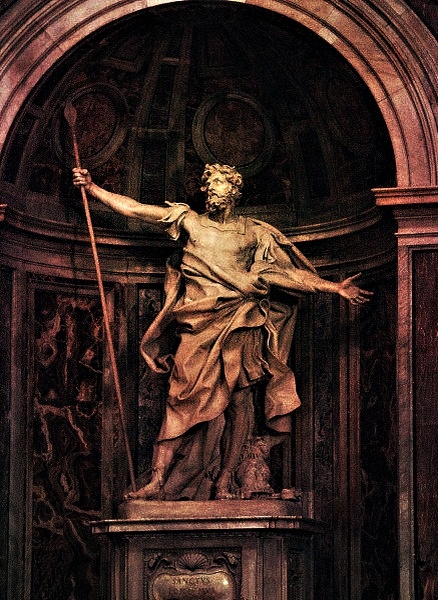 "Святой Лонгин", Джованни Бернини, Собор Святого Петра, Ватикан