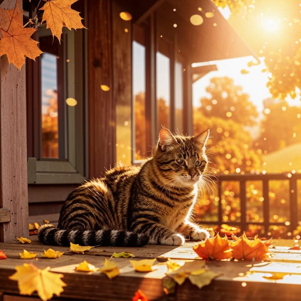 Сентябрьский кот Кандинского