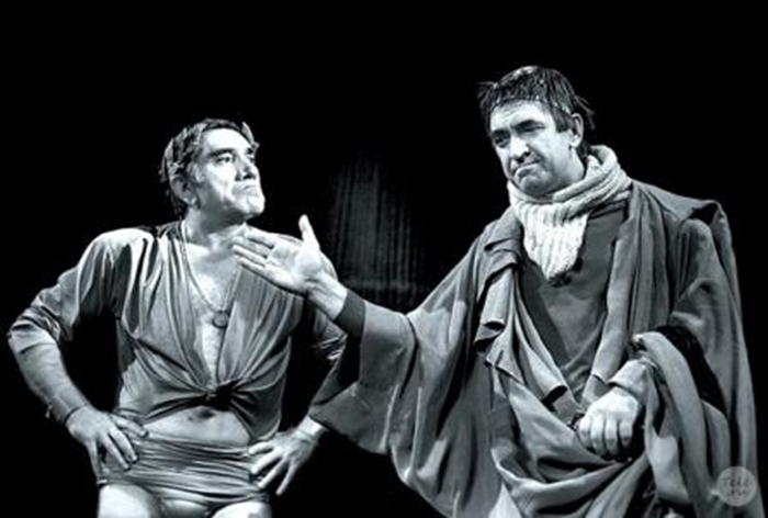 В спектакле "Театр времен Нерона и Сенеки", 1985 год