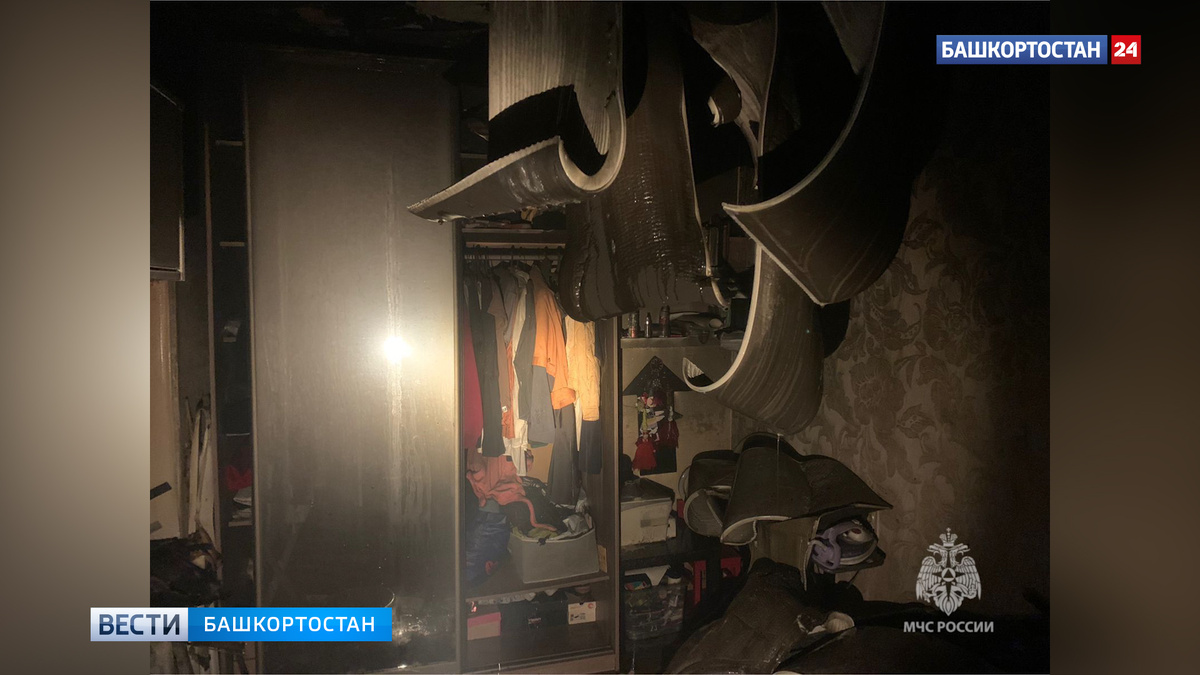    Из загоревшегося жилого дома в Башкирии эвакуировались 11 человек