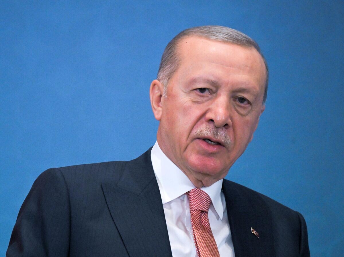    Президент Турецкой Республики Реджеп Тайип Эрдоган на саммите ШОС© РИА Новости . Сергей Гунеев