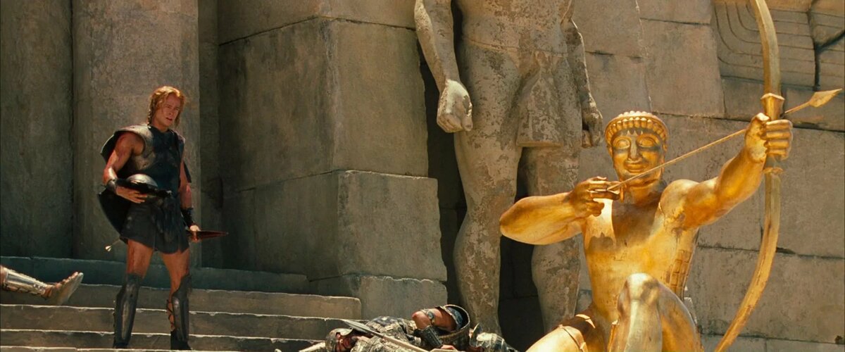 Кадр из к.ф "Троя", 2004 г.