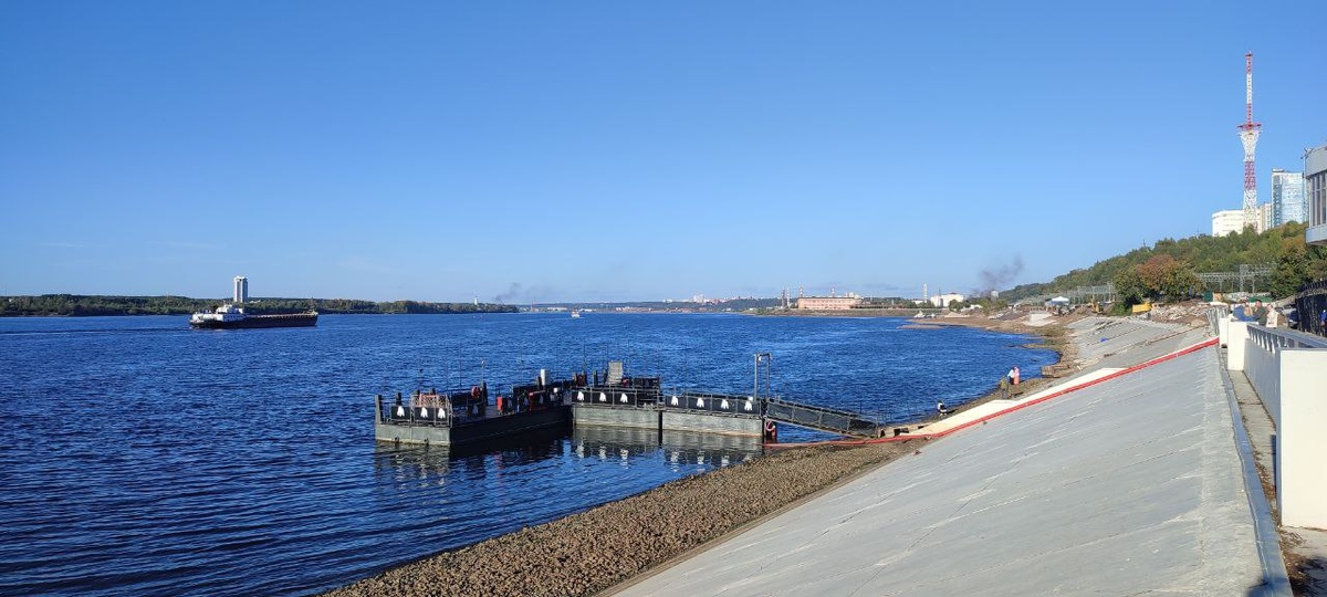 Набережная реки Кама