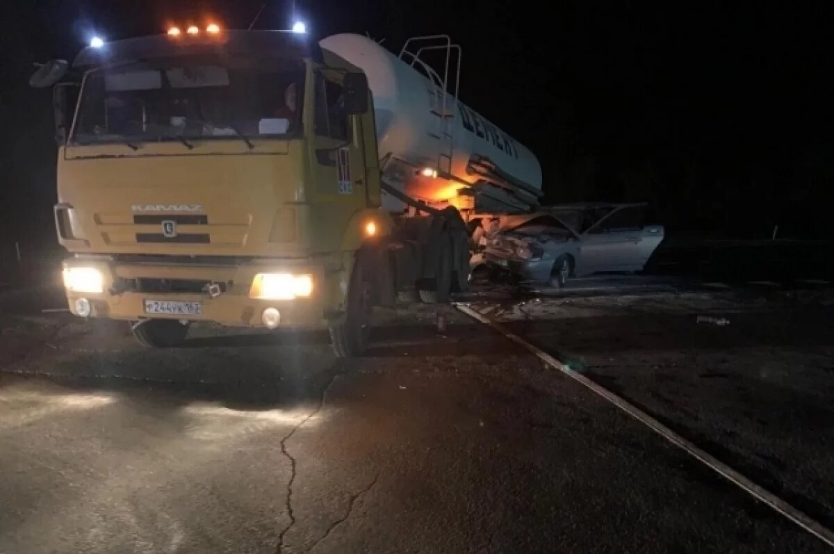    Выжили чудом: в Новосергиевском районе ВАЗ» с 4 детьми столкнулся с КамАЗом