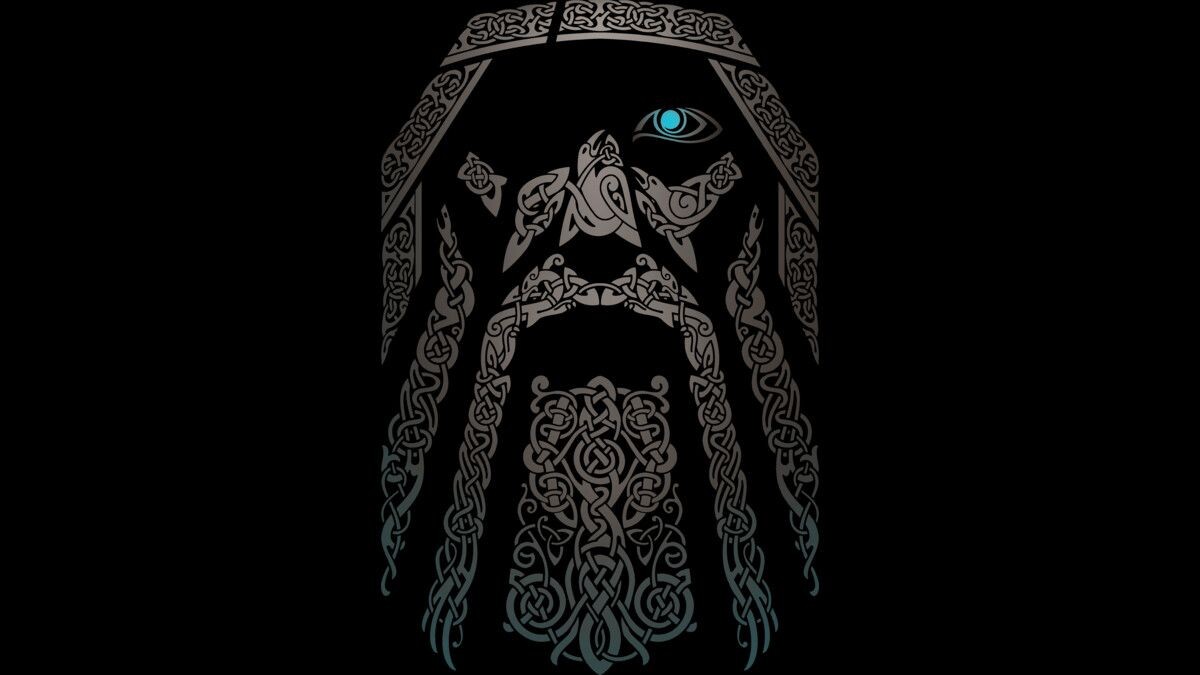 Фото из сети. Посмотрите, какая красивая лаконичная графика Одина.