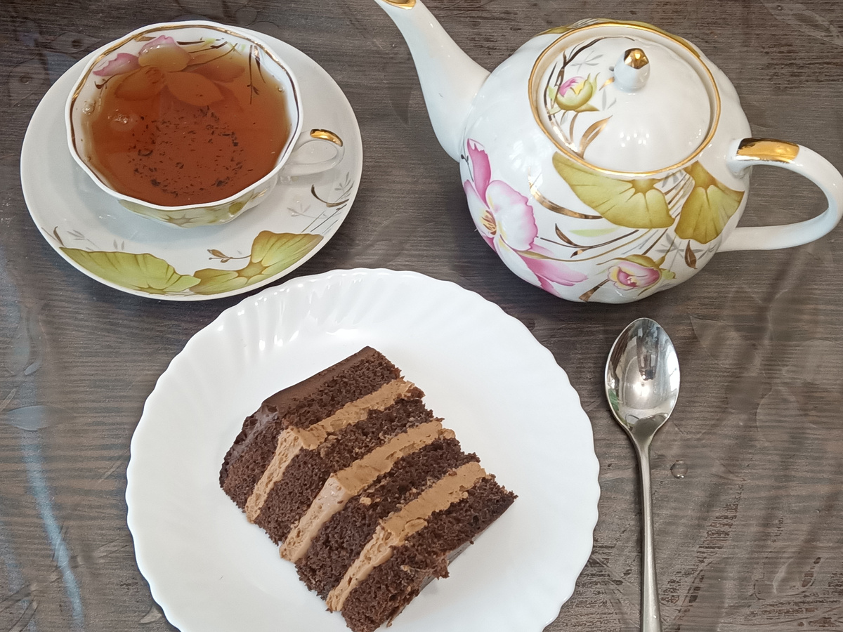 торт Прага карамельная