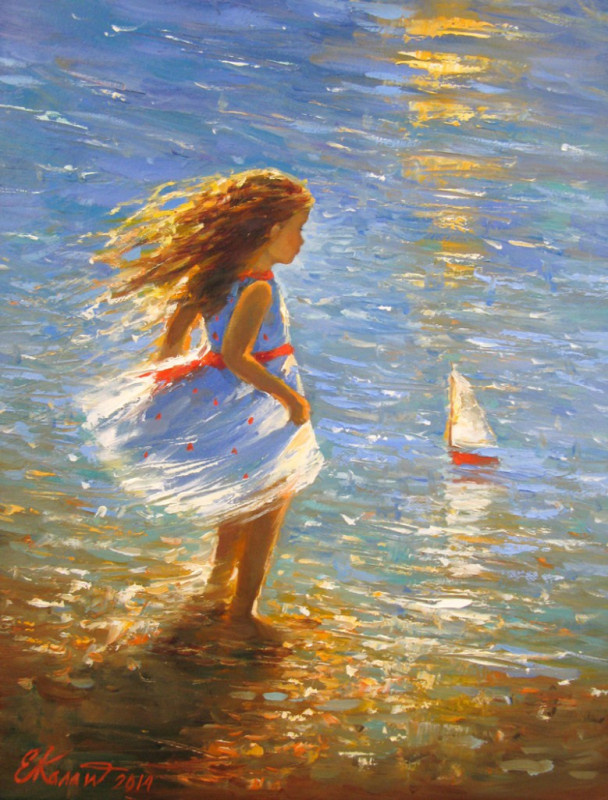 "Кораблик надежды". Художник: Елена Калашникова.