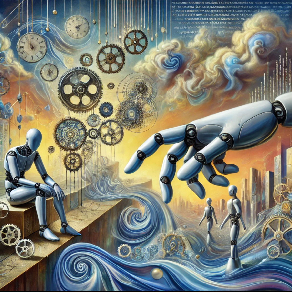 Изображение сгенерировано ИИ в стиле Сальвадора Дали