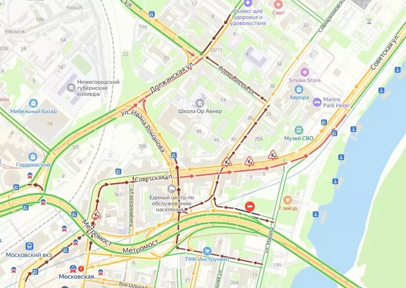     Источник: newsnn.ru/скриншот Яндекс. Карты