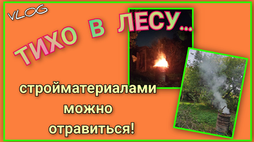 🍒 VLOG: Уехали от городской суеты/ Строительными материалами можно отравиться/ Новая мебель