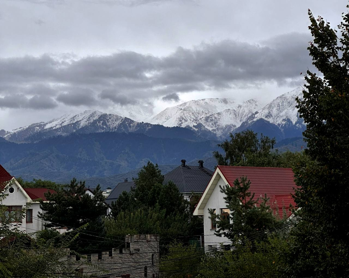 Вид из окна в доме, в котором я провела свой отпуск :) 