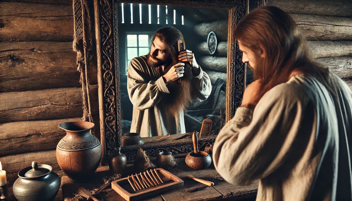 Изображение сгенерировано ИИ. Мужчина какой-то жуткий получился.