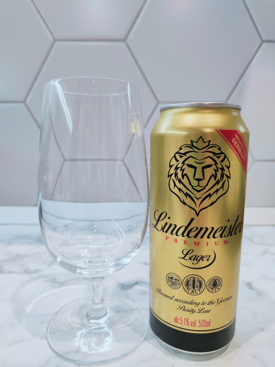 Пиво "Lindemeister Lager" (Линдмейстер Лагер) из Германии