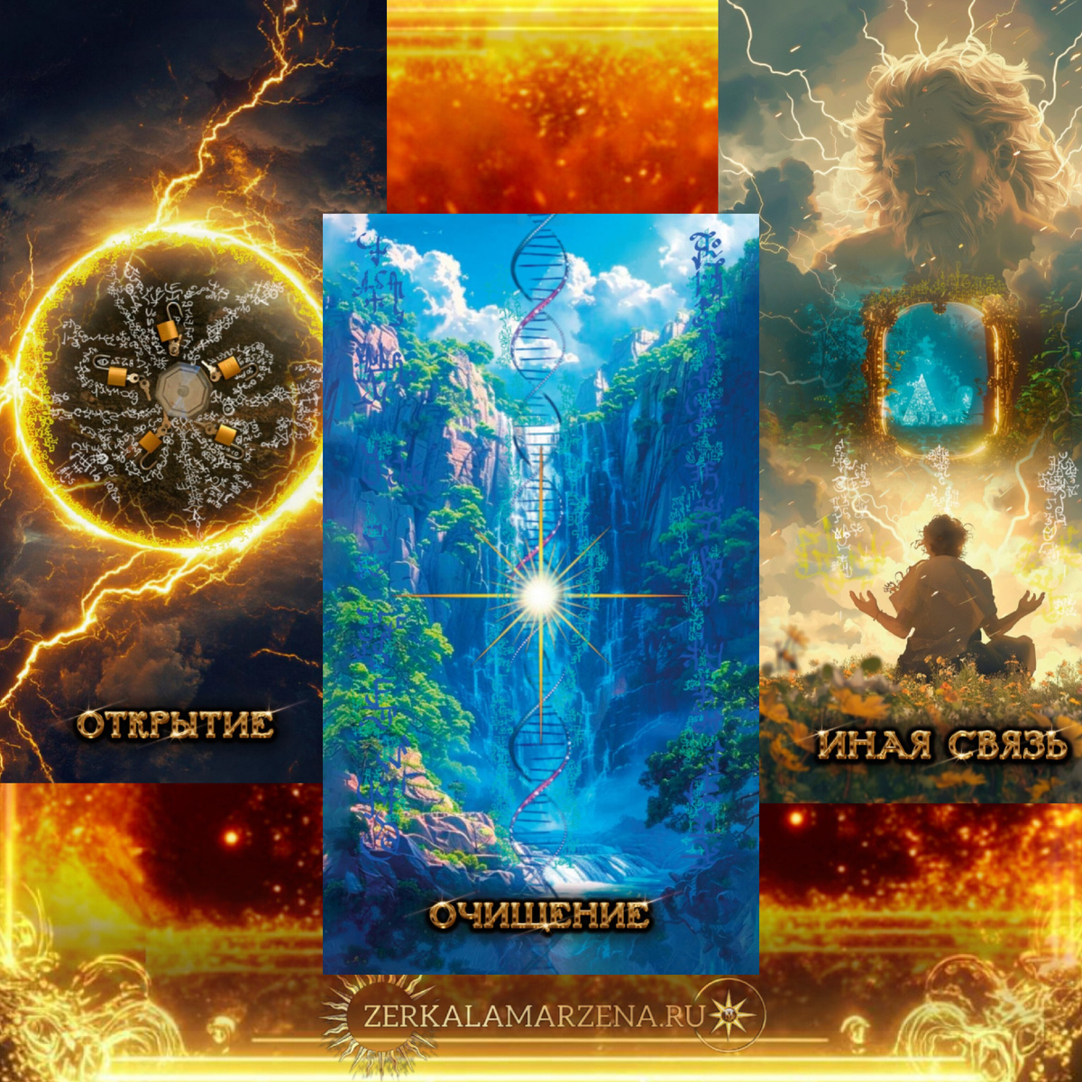 #таро313, #зеркалаМаржены, авторская колода Маржены Горбовой ТАРО 3 13 Мир Живой и Мир Иной