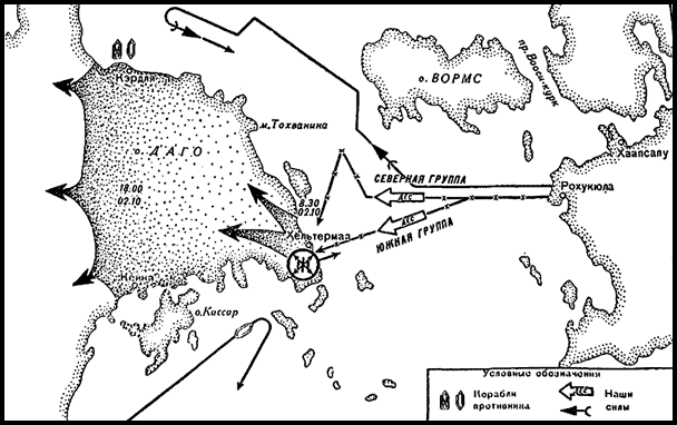 Высадка на о. Даго