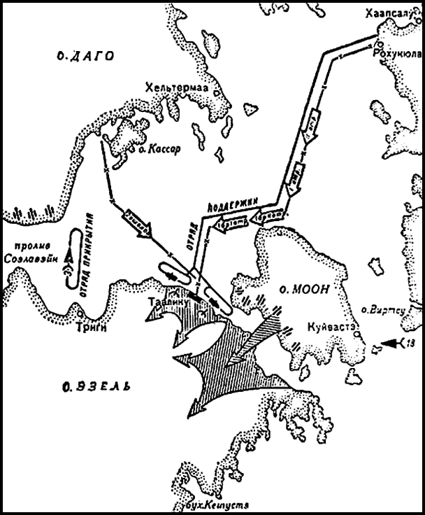 Высадка десанта на остров Эзель