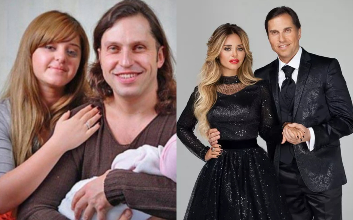 на фото Анжелика и Александр Ревва