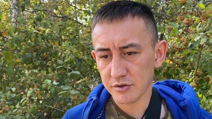 Боец "Пятнашки" с позывным "Адигам". Фото: скриншот видео ТАСС.