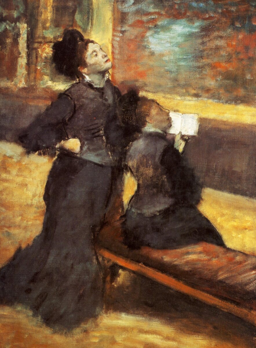 Посещение музея, 1879-1890
