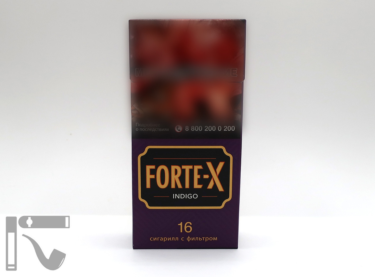 Сигариллы Forte-X Indigo. Фото: © канал "Уголок Курильщика"