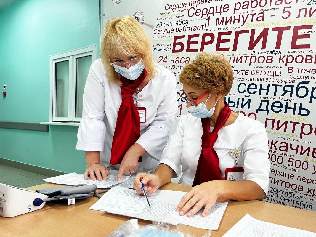    Акцию для семей бойцов, погибших в зоне СВО, провели в кардиодиспансере
