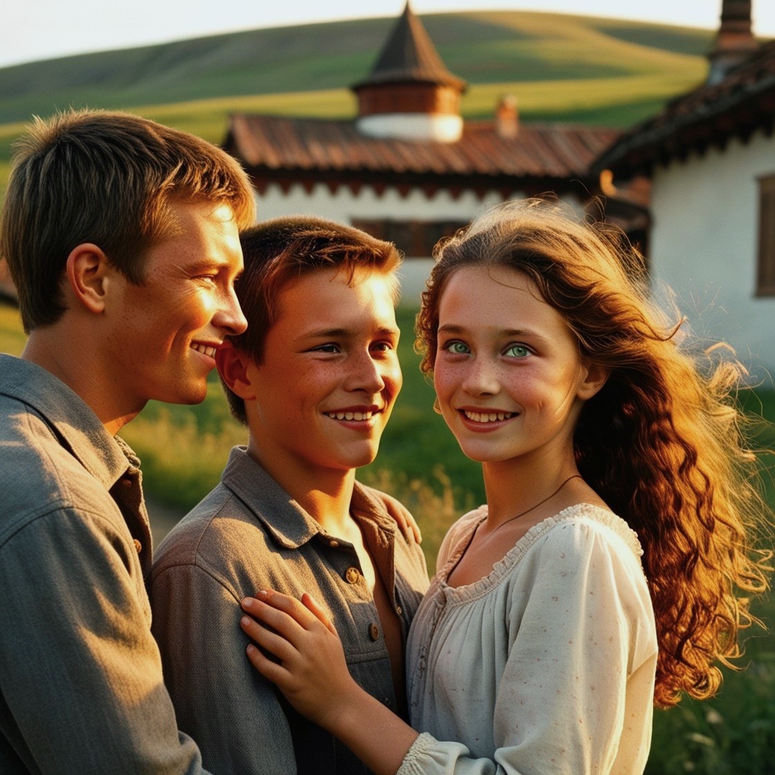 Братья соперничают из за девушки.