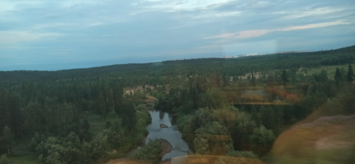 Река Чёрная  вид с моста