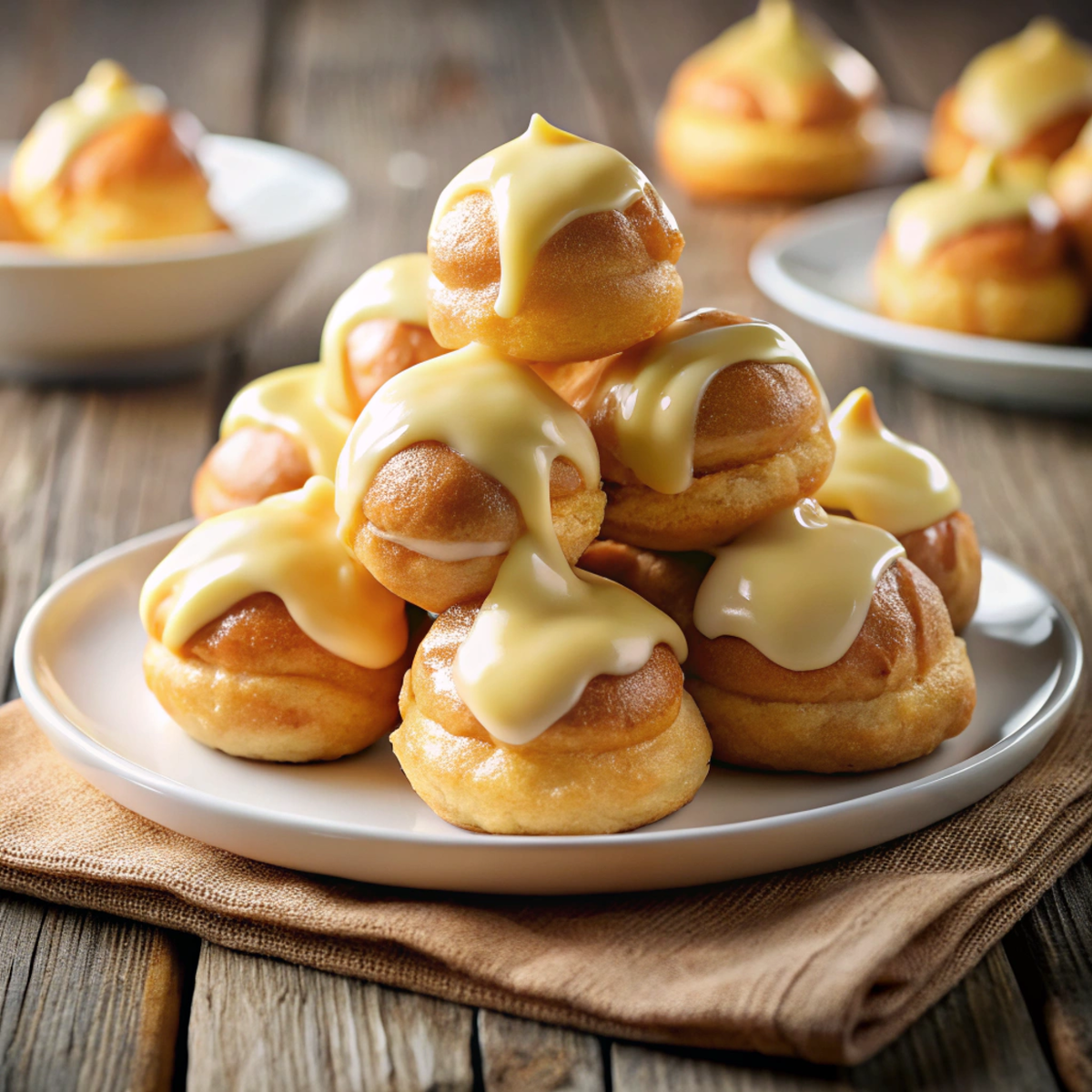 Рецепт профитролей с заварным кремом