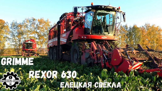 Скачать видео: Свеклоуборочные комбайны Grimme Rexor 630 в деле. Уборка сахарной свёклы