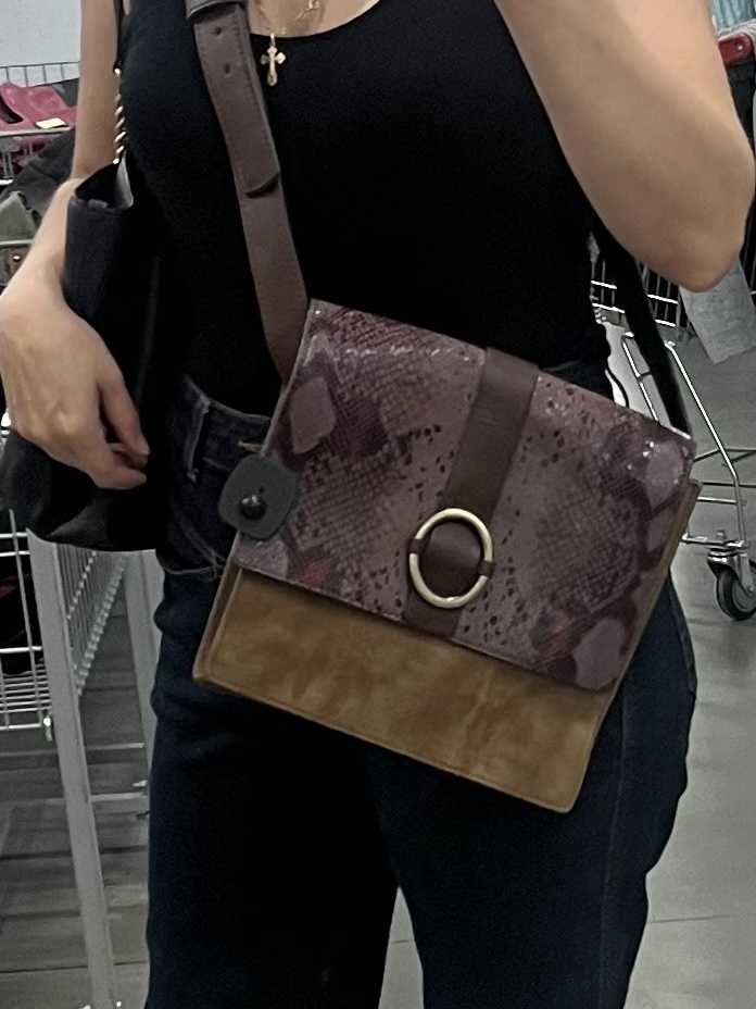 Замша с кожей под рептилию