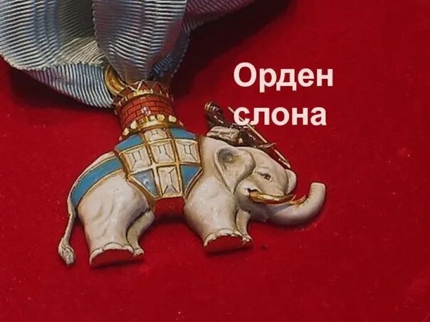 Орден Слона в Государственном историческом музее в Москве.