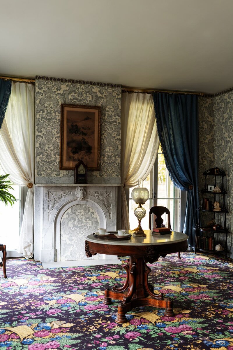 Одна из комнат в доме Эмили Дикинсон. Фото