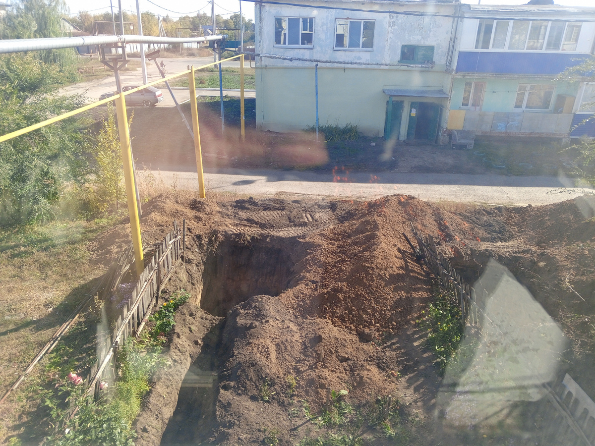 Нет теперь огорода у соседей, к сожалению 