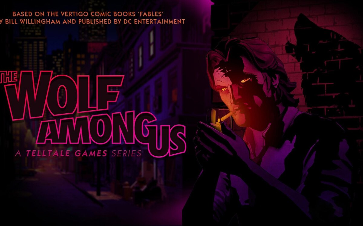 постер игры "The Wolf among us"